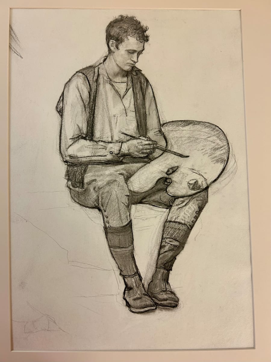 Model for Albert Thayer by Barry Faulkner 