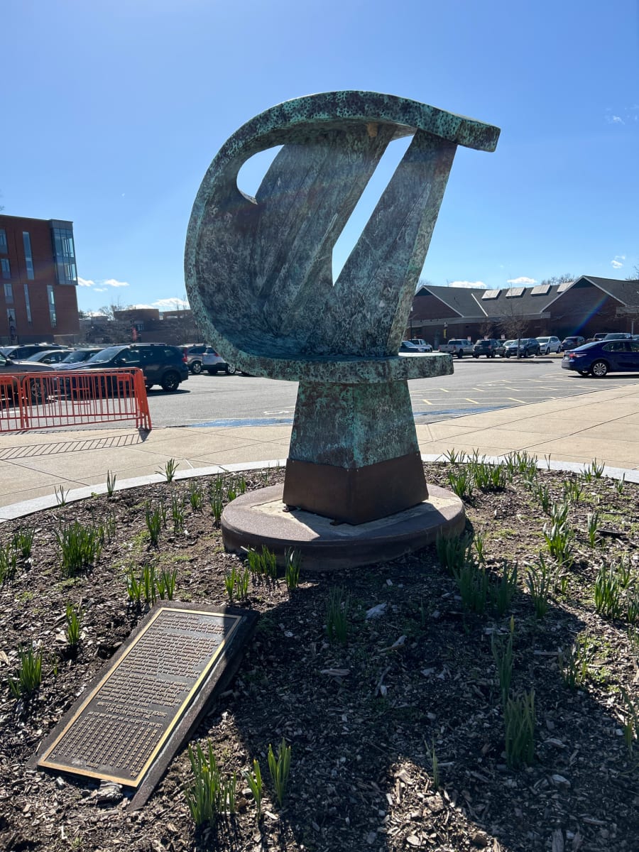East-West Meridian Sundial by Nancy Frankel 