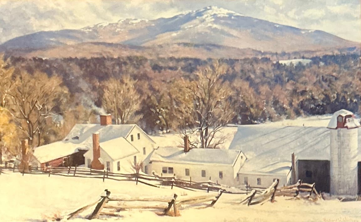 Mount Monadnock from the Parker Farm, Marlborough, N.H. by Richard Whitney 