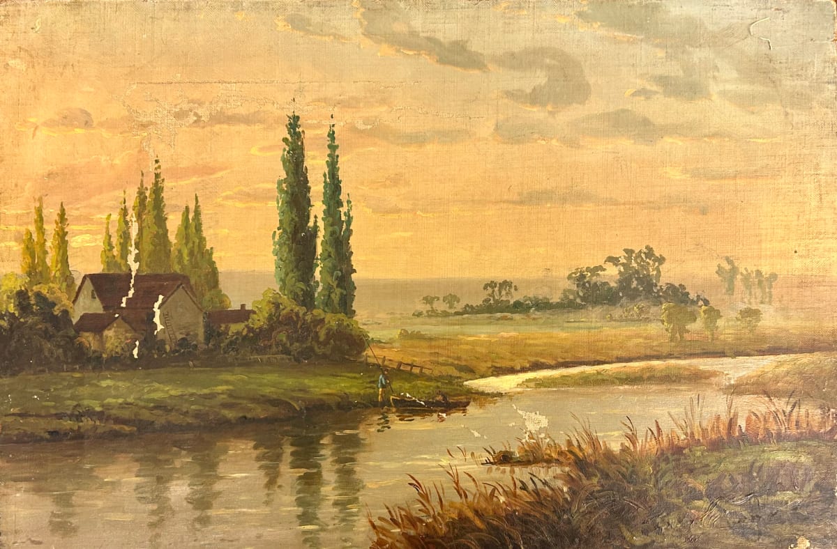 Untitled Landscape by Alexander Wyant 