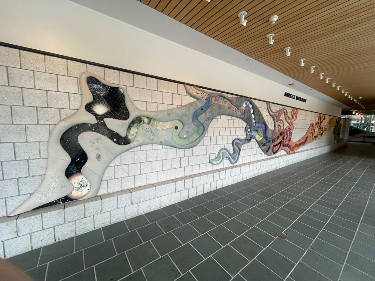 Ashuelot River Flow by Nancy Selvage (Harvard Ceramics Program) Project Team: Warren Matner, Kim Lenz & Nate Sherman 