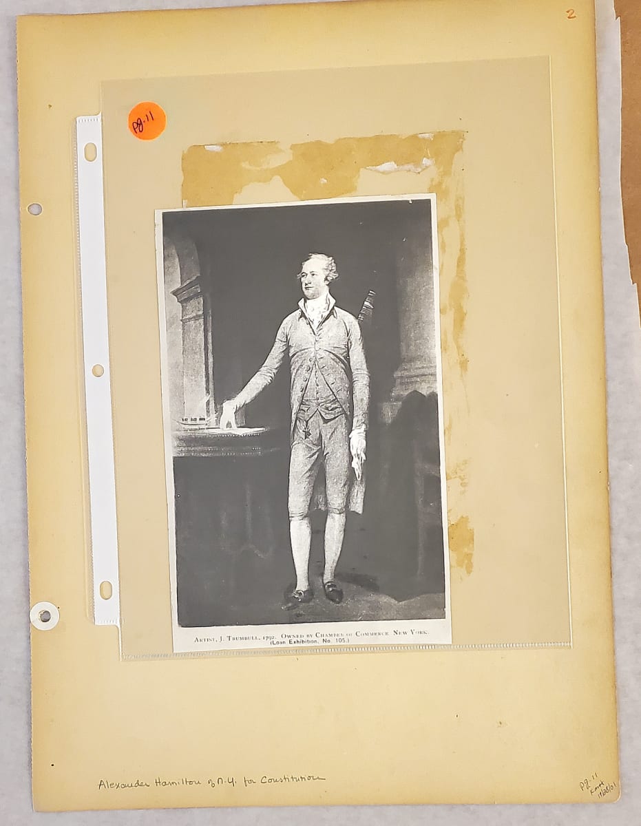 P. 11 Alexander Hamilton (standing) by Barry Faulkner 