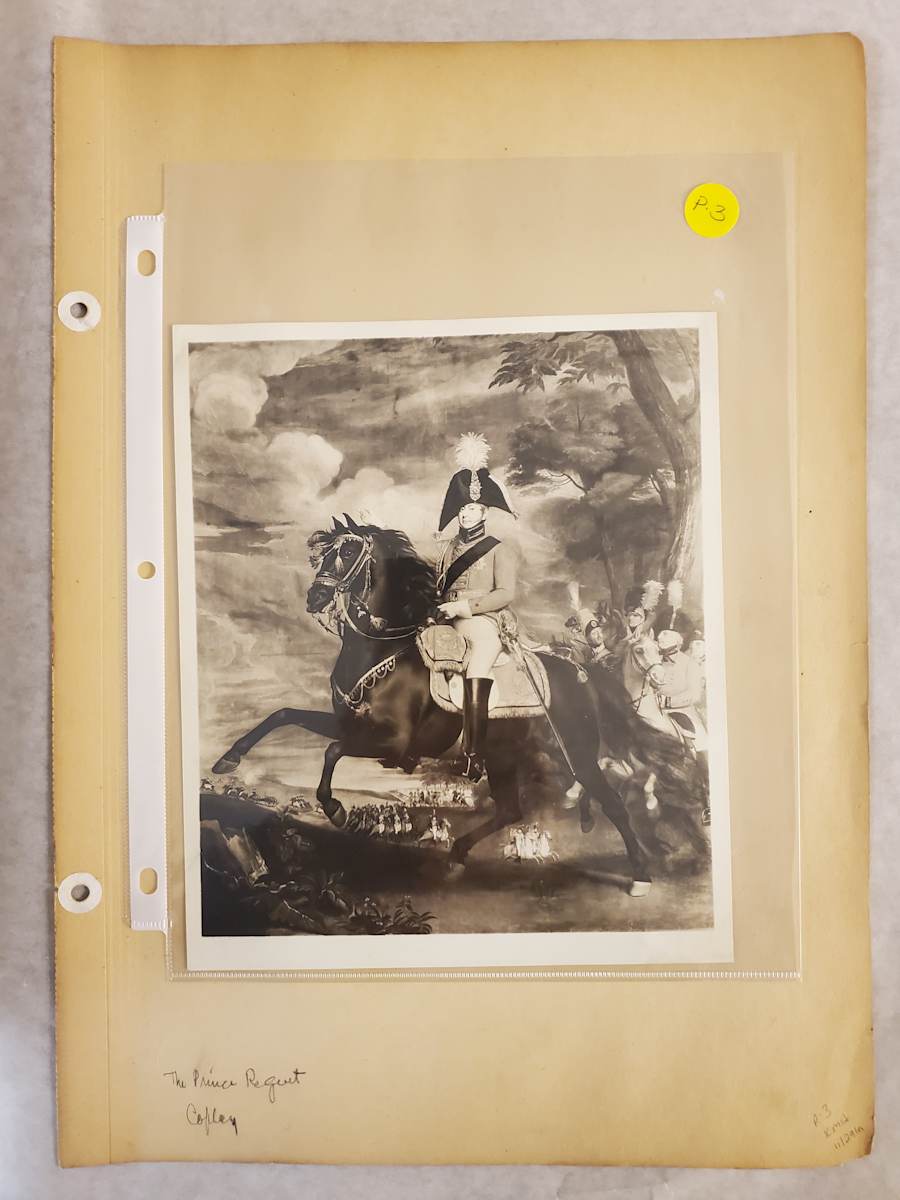 P. 3 The Prince Regent by Barry Faulkner 