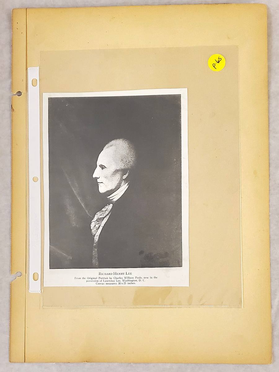 P. 65 Photo of George Washington of Virginia for Constitution by Barry Faulkner 