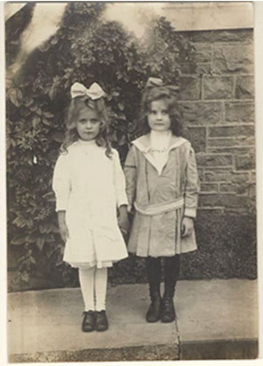 Color Two Girl Portrait Gelatin Print 