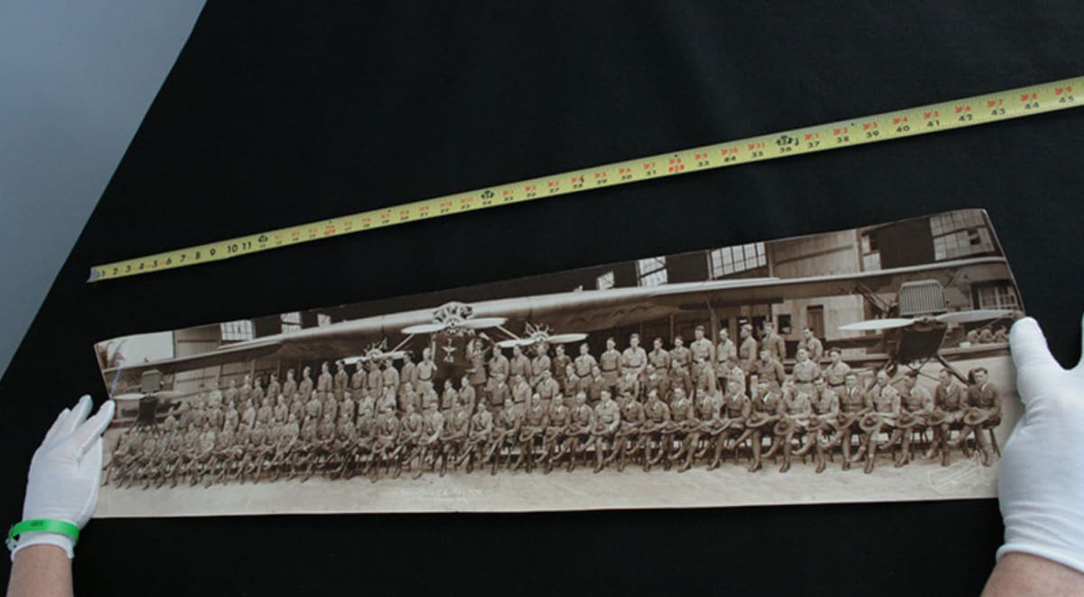 Red Lid Bin Oversized Panoramas 1930 Airforce 