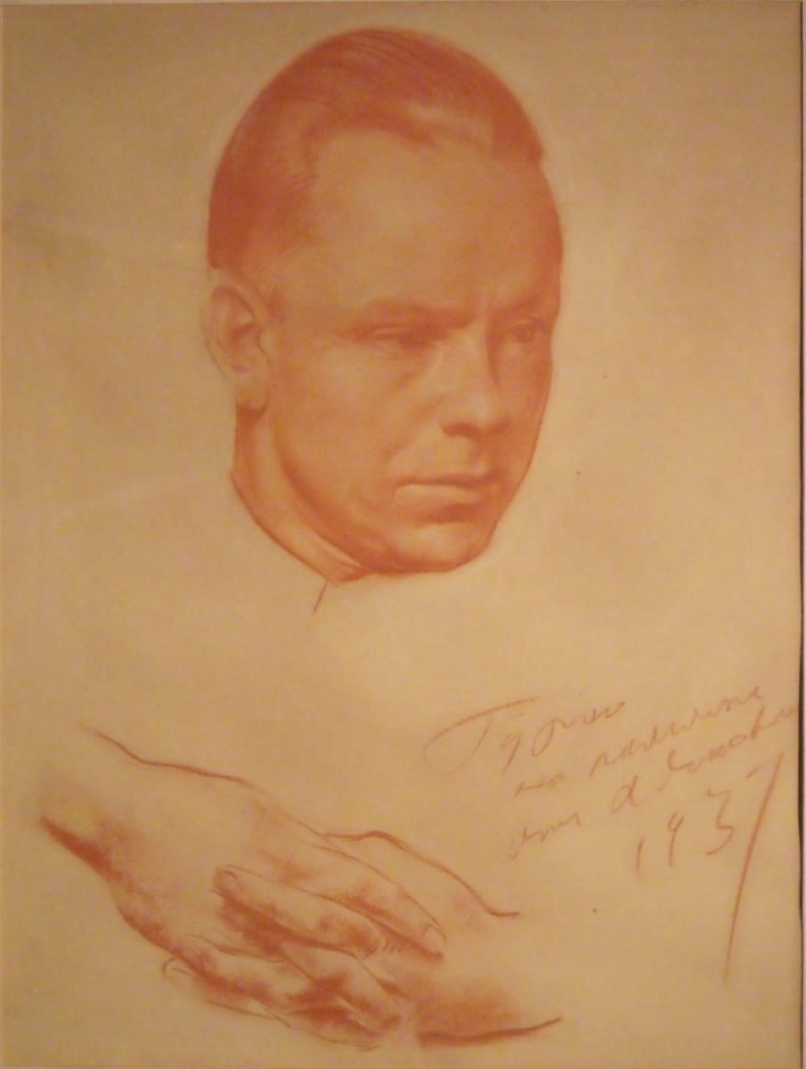 Portrait of Gouri Pavelovich-Rinov by Alexander Lacorlett 