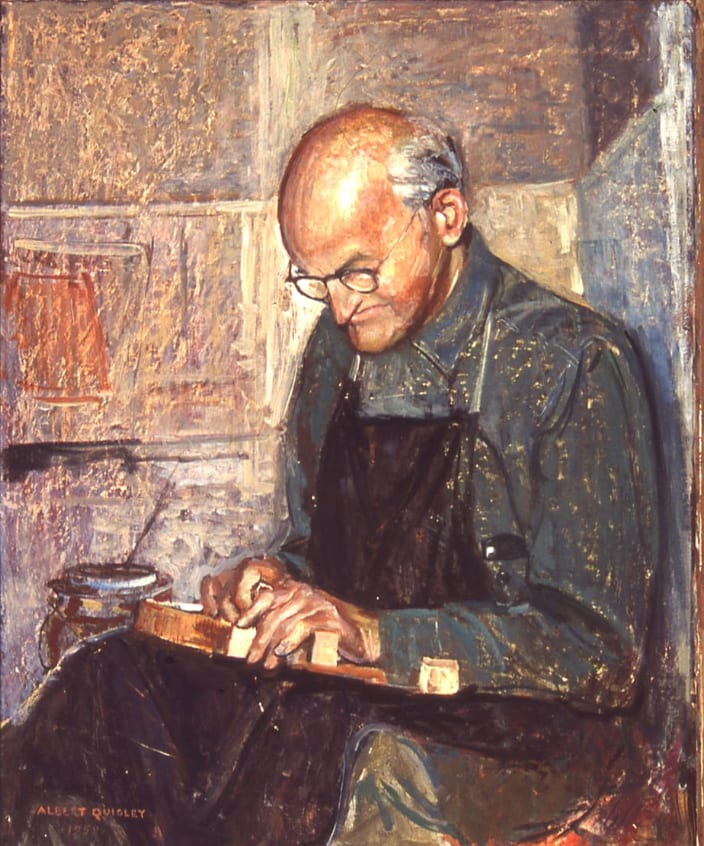 Portrait of Mr. Allie Batchelder by Albert Quigley 