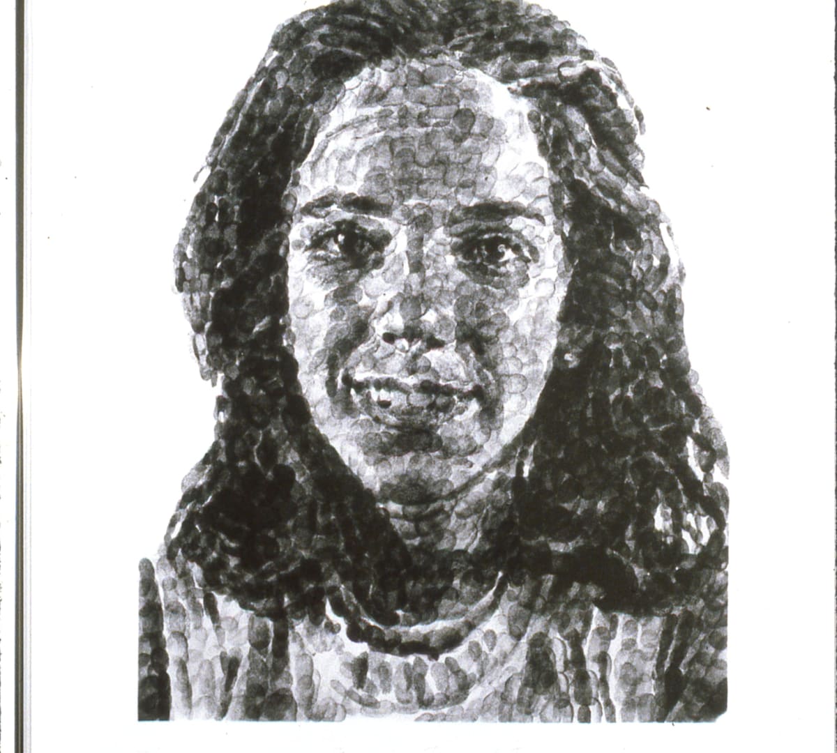 Georgia Flash Fingerprints by Chuck Close 