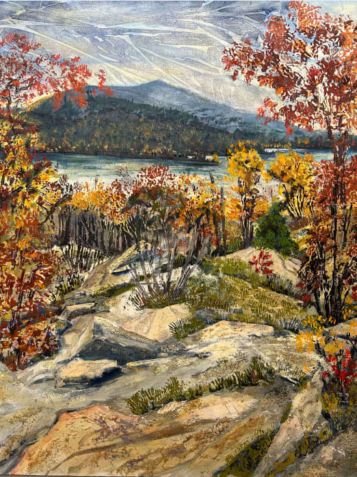 Mt. Monadnock and Dublin Lake by BeaTrix Sagendorph 