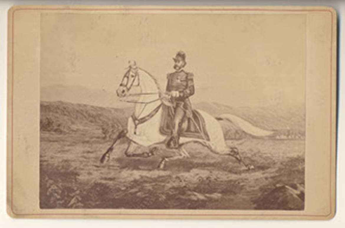 War soldier on horse 