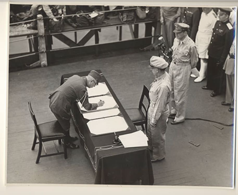 War Signing Papers 