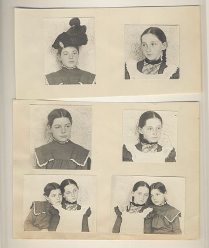 Post Cards and Snapshots Sister Portraits 