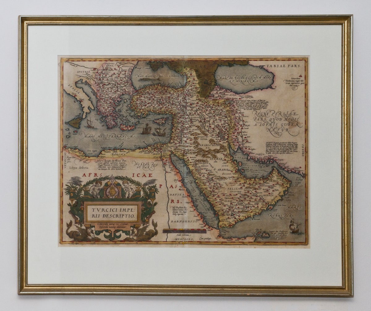 The Turkish Empire by Abraham Ortelius 