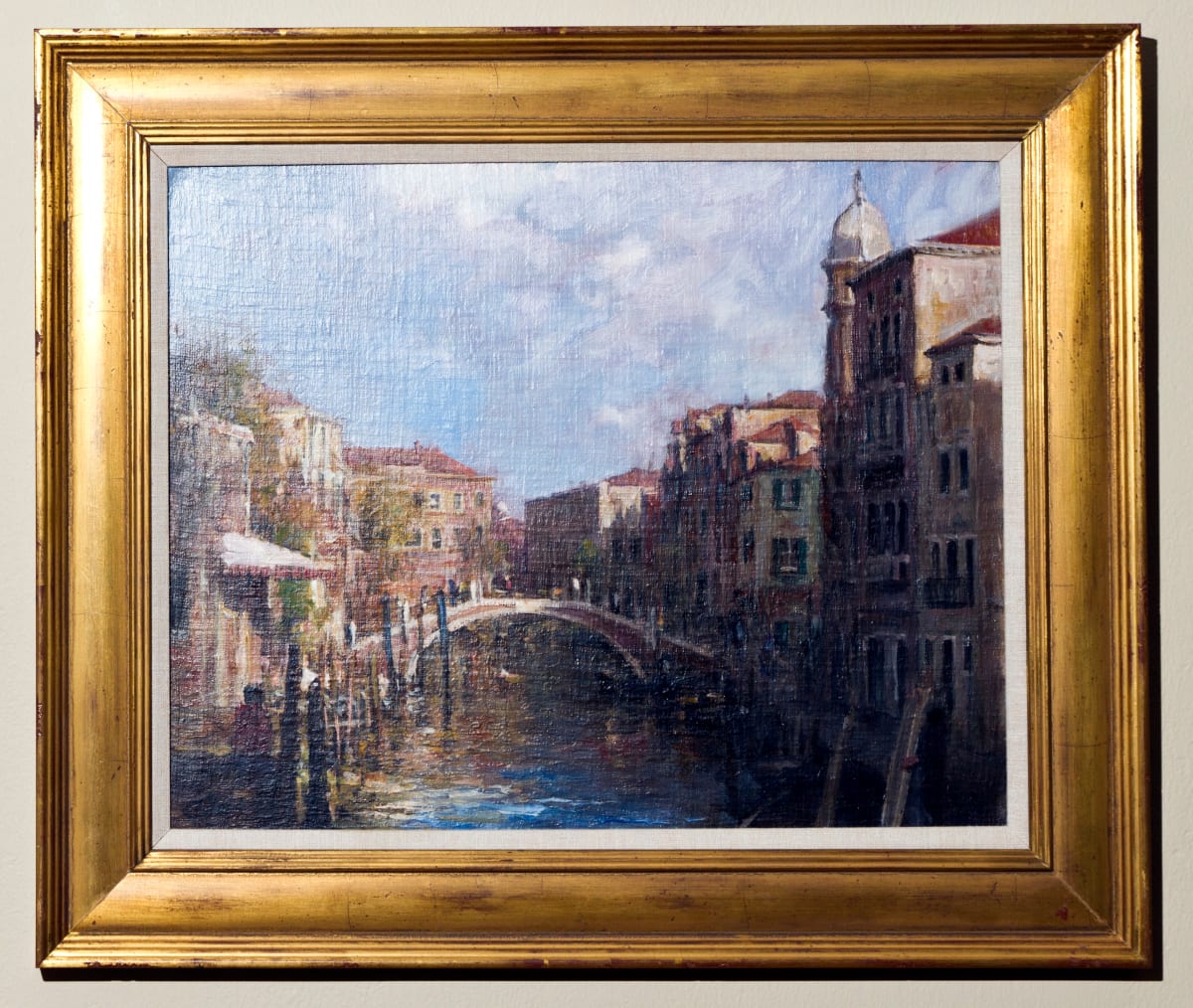 Canal Bridge, Venice by H. Thomas Clark 