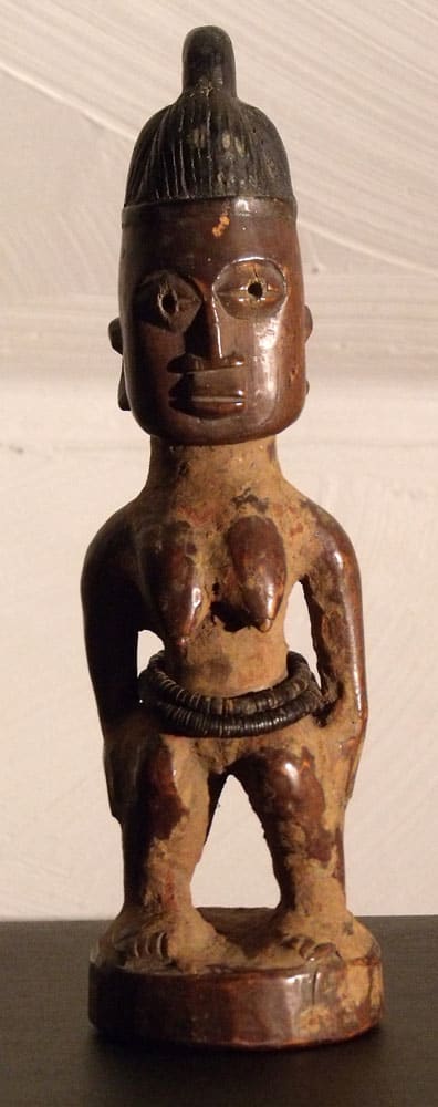 Ibeji Female Figure by Yoruba People 