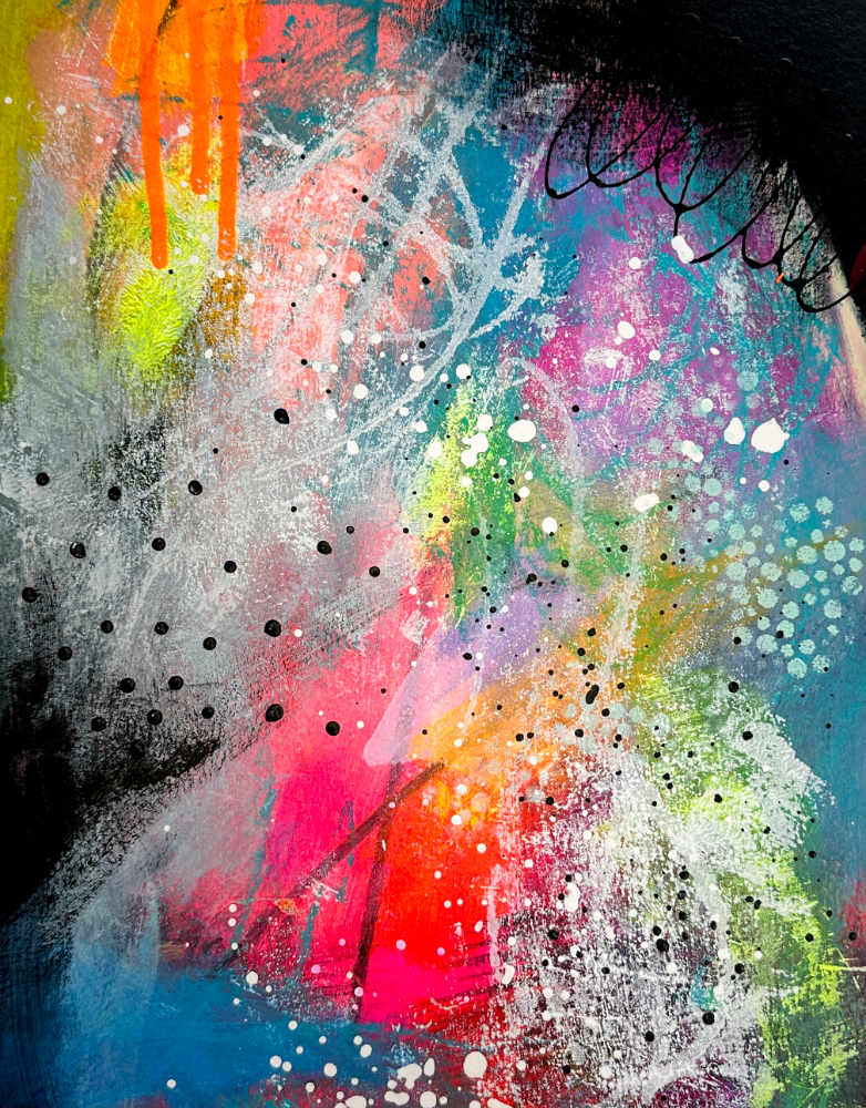 Neon Distortion #6 by Debbi Murray, Image 1.
