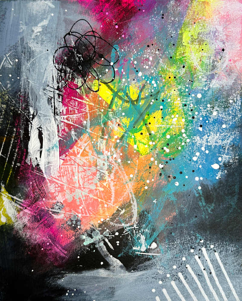 Neon Distortion #2 by Debbi Murray, Image 1.