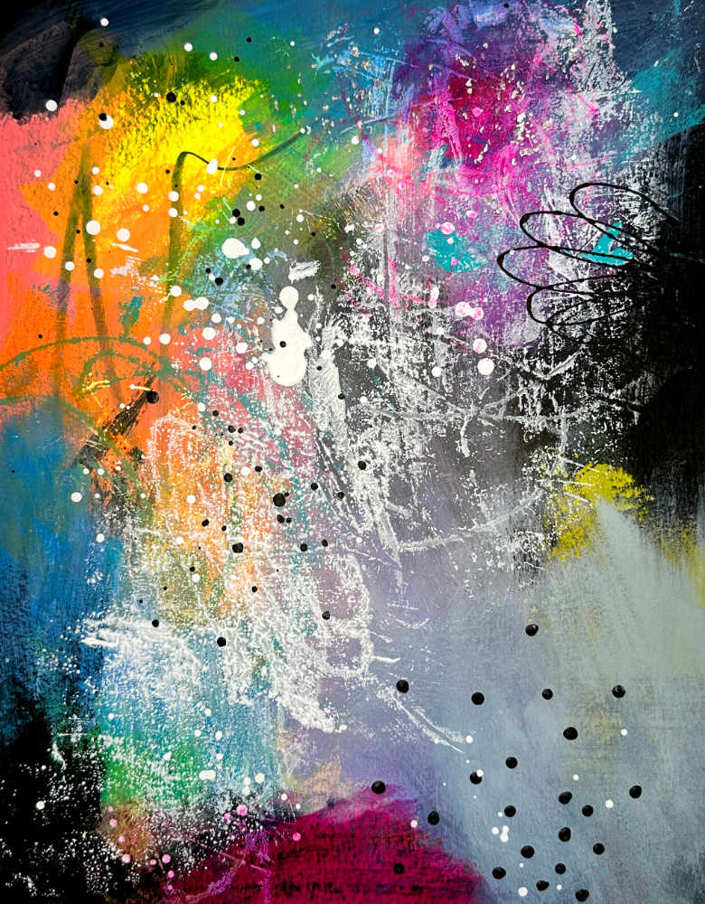 Neon Distortion #3 by Debbi Murray 