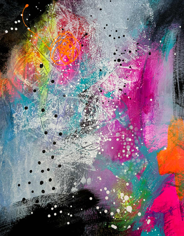 Neon Distortion #4 by Debbi Murray, Image 1.