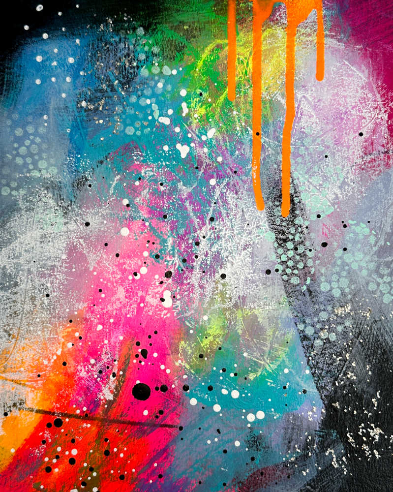 Neon Distortion #5 by Debbi Murray, Image 1.