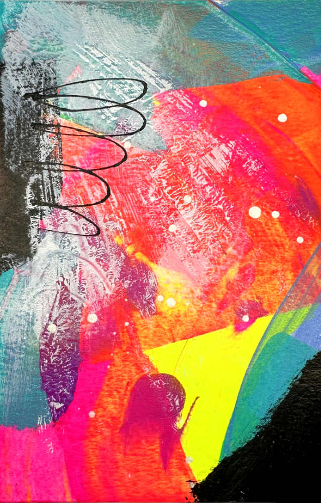 Neon Pixels #2 by Debbi Murray, Image 1.