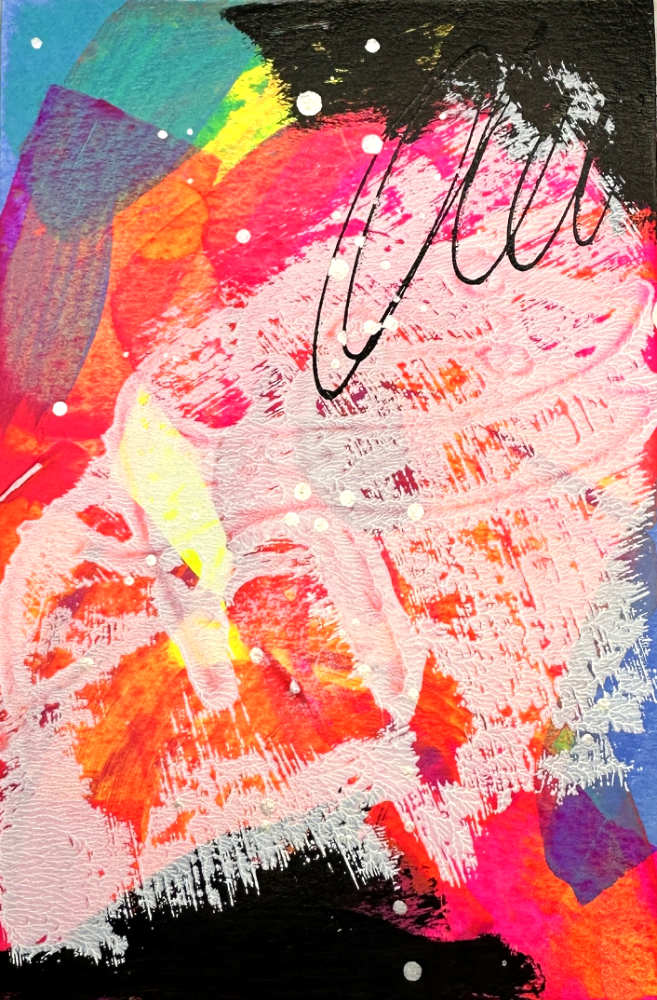 Neon Pixels #4 by Debbi Murray 