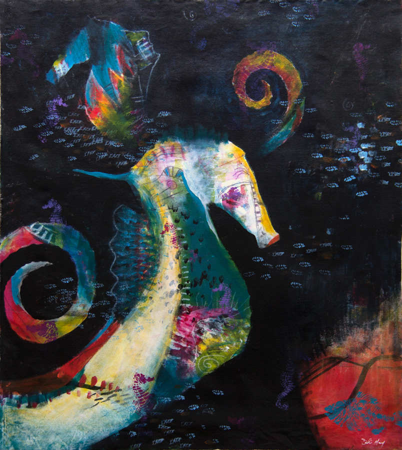 Contemplating Seahorse by Debbi Murray, Image 1.