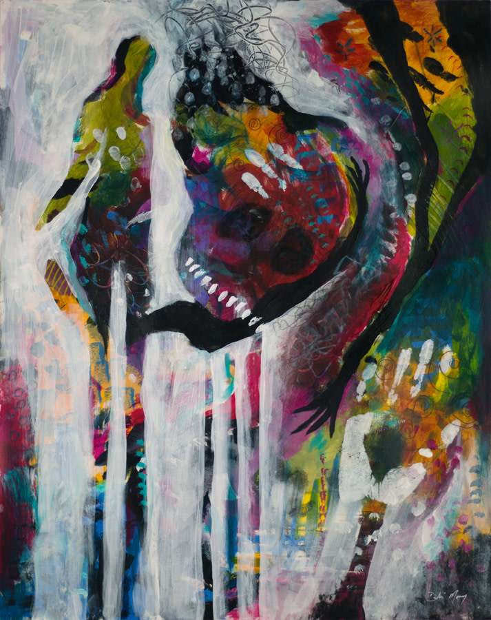 Observant Cradling by Debbi Murray 