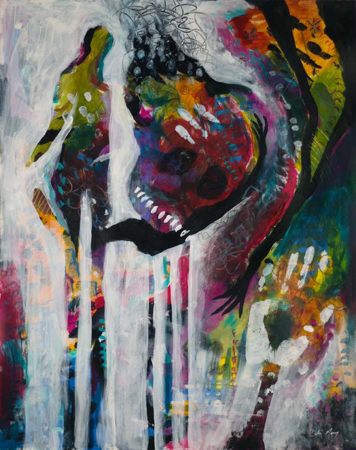 Observant Cradling by Debbi Murray, Image 1.