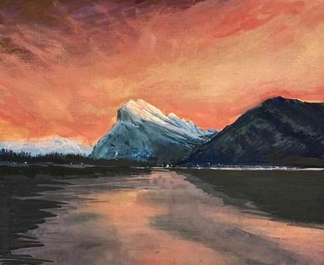 Vermillion Refelctions by Corrinne Wolcoski  Image: Banff