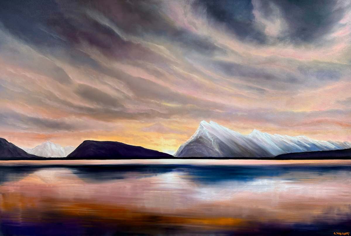 Vermillion as Dusk Softly Falls by Corrinne Wolcoski 
