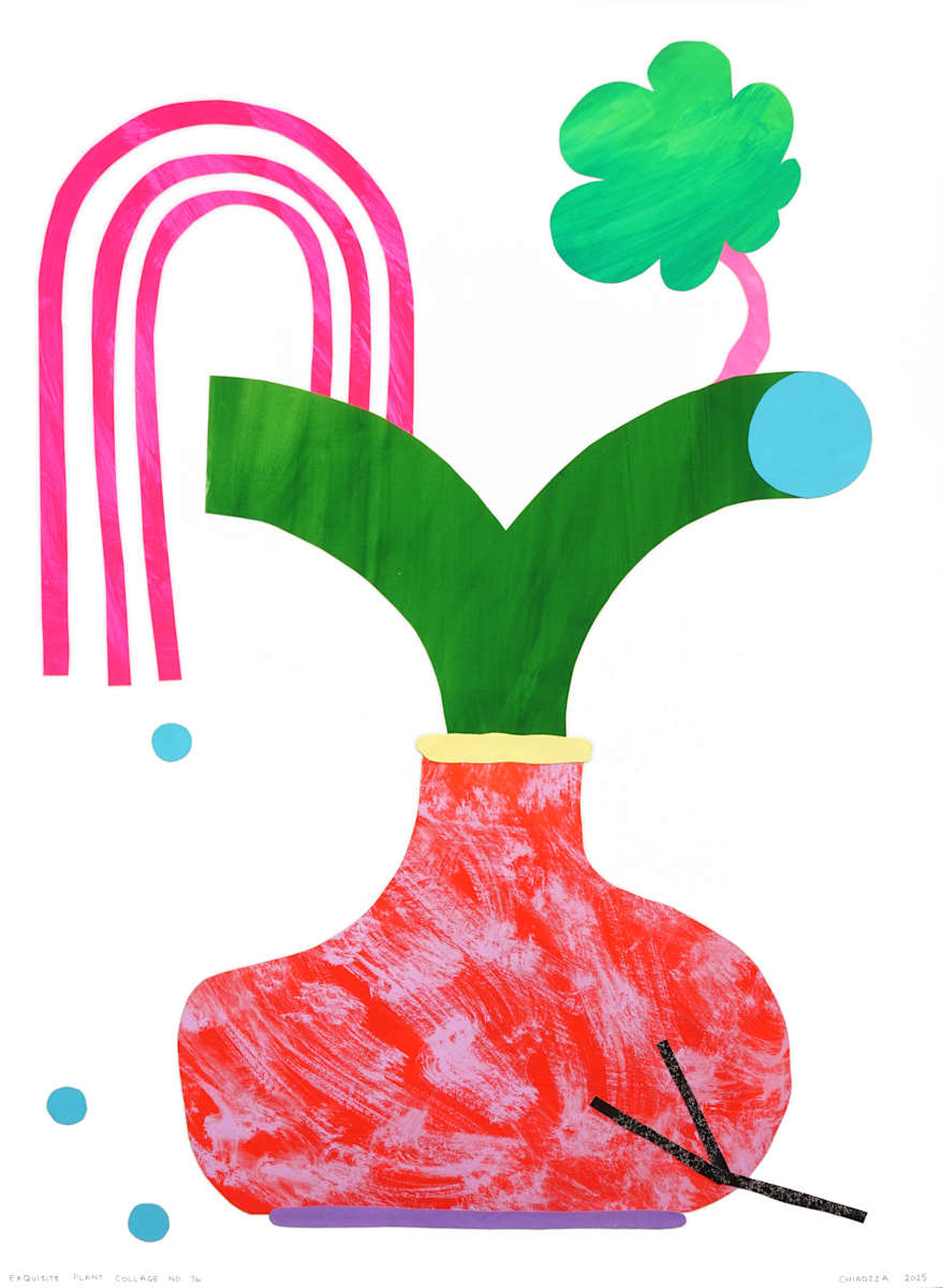 Exquisite Plant Collage No. 36 by CHIAOZZA 