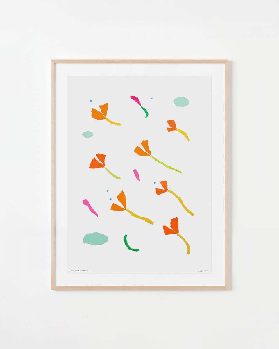 Torn Paper Collage No. 1 by CHIAOZZA 