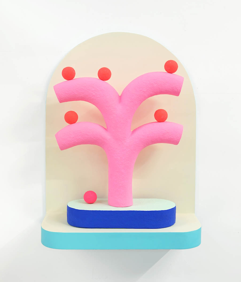 Gemel Sculpture in Luminous Red & Opera by CHIAOZZA 