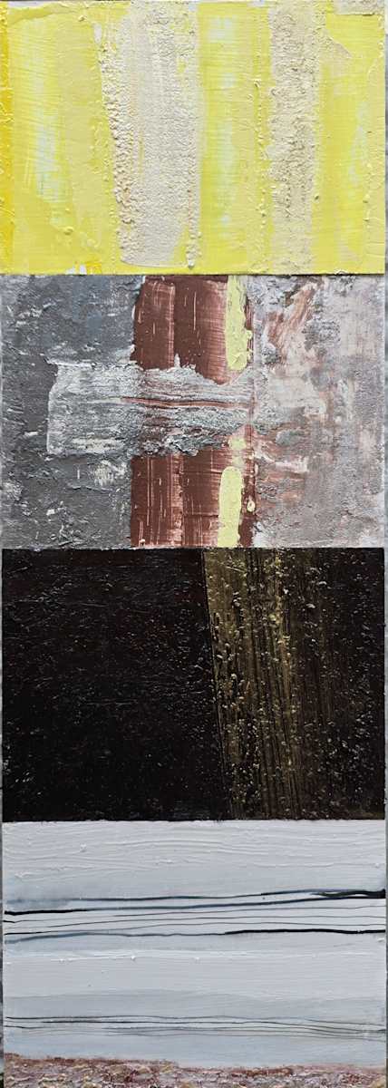 Colour Narratives Yellow Black Quartet by Gabriella Lewenz  Artist | Gallery 