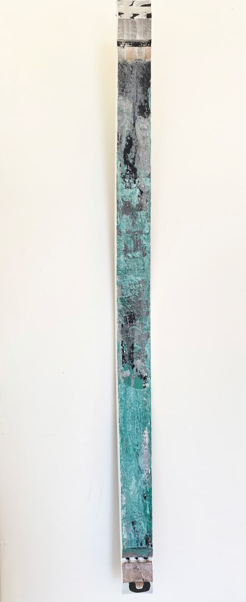 Teal River Wall Relief 
