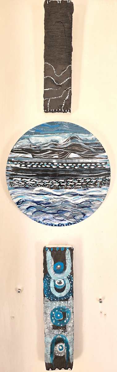 Sea Motif Crossing & Clay by Gabriella Lewenz  Artist | Gallery 