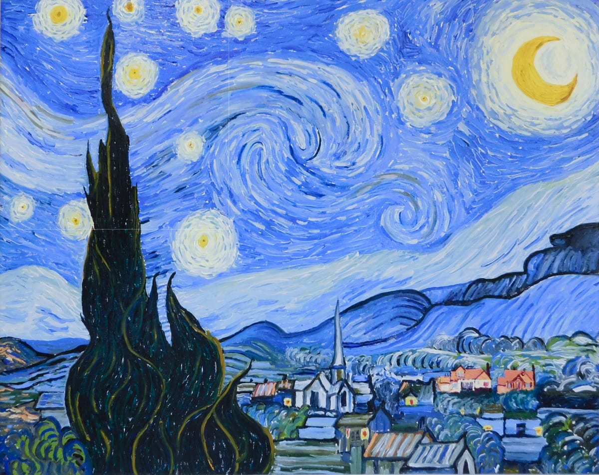 Vincent Van Gogh's Starry Night by Dragon Smack Art ( Timothy Mcgill ...