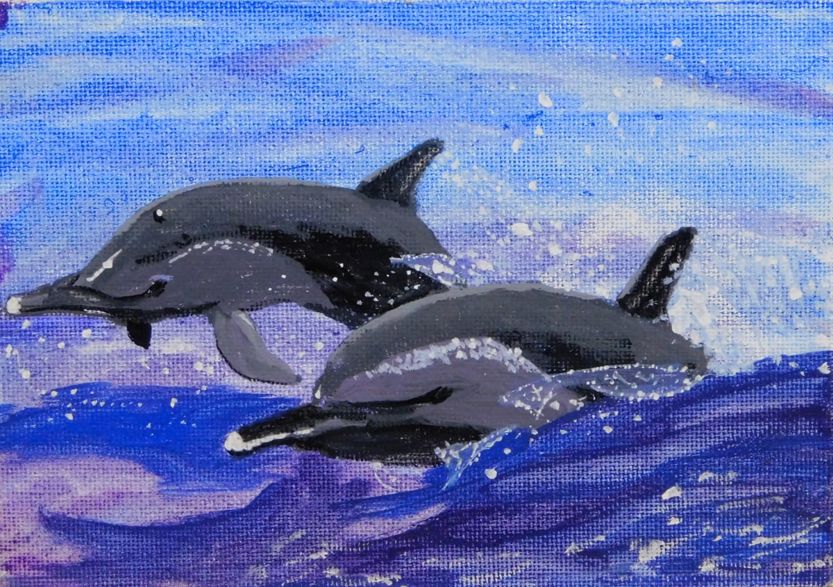 Two Dolphins 