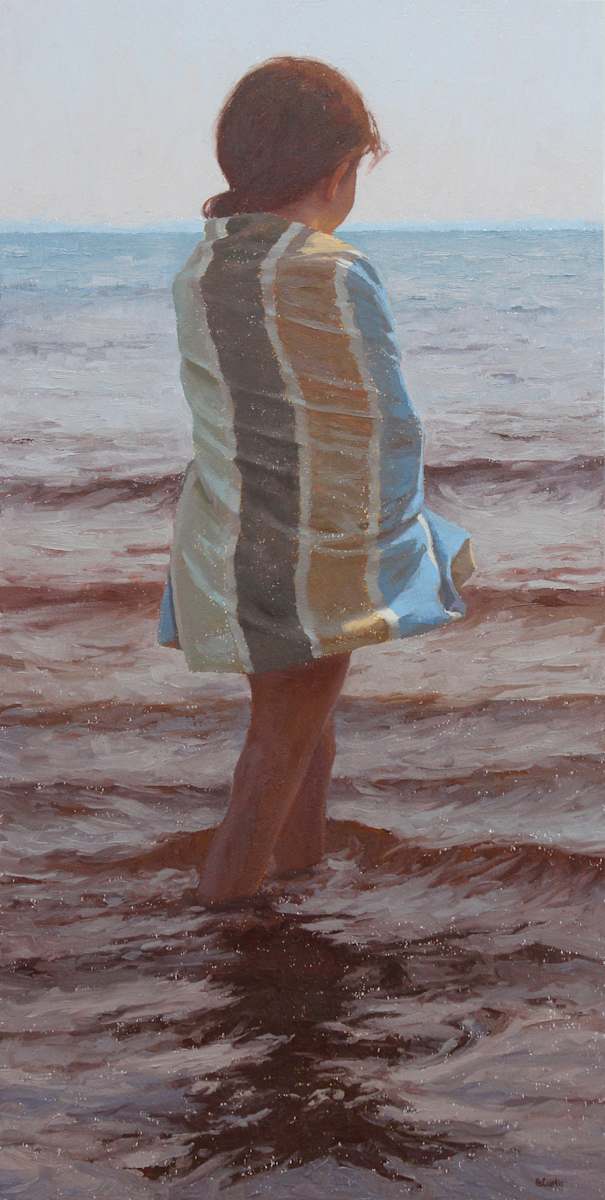 Seaside Figures No.4 by Grace Curtis Fine Art 