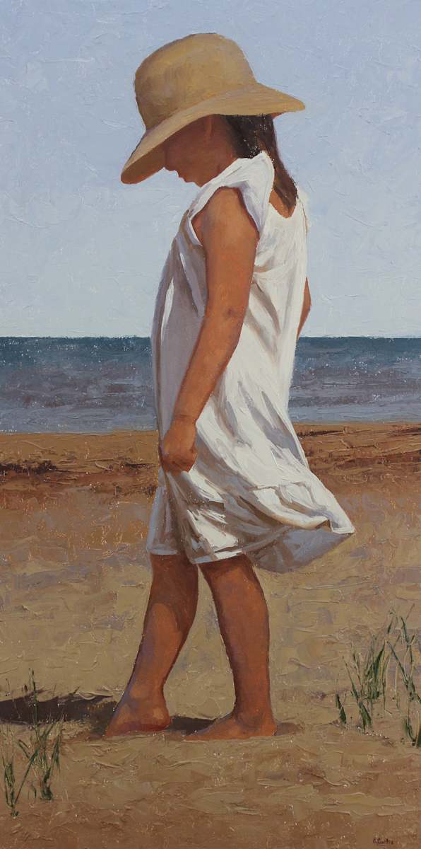 Seaside Figures No.6 by Grace Curtis Fine Art 