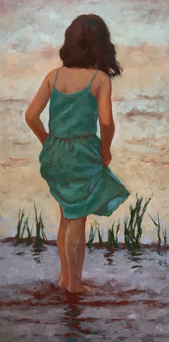 Over the Seaside Reed by Grace Curtis Fine Art, Image 1.