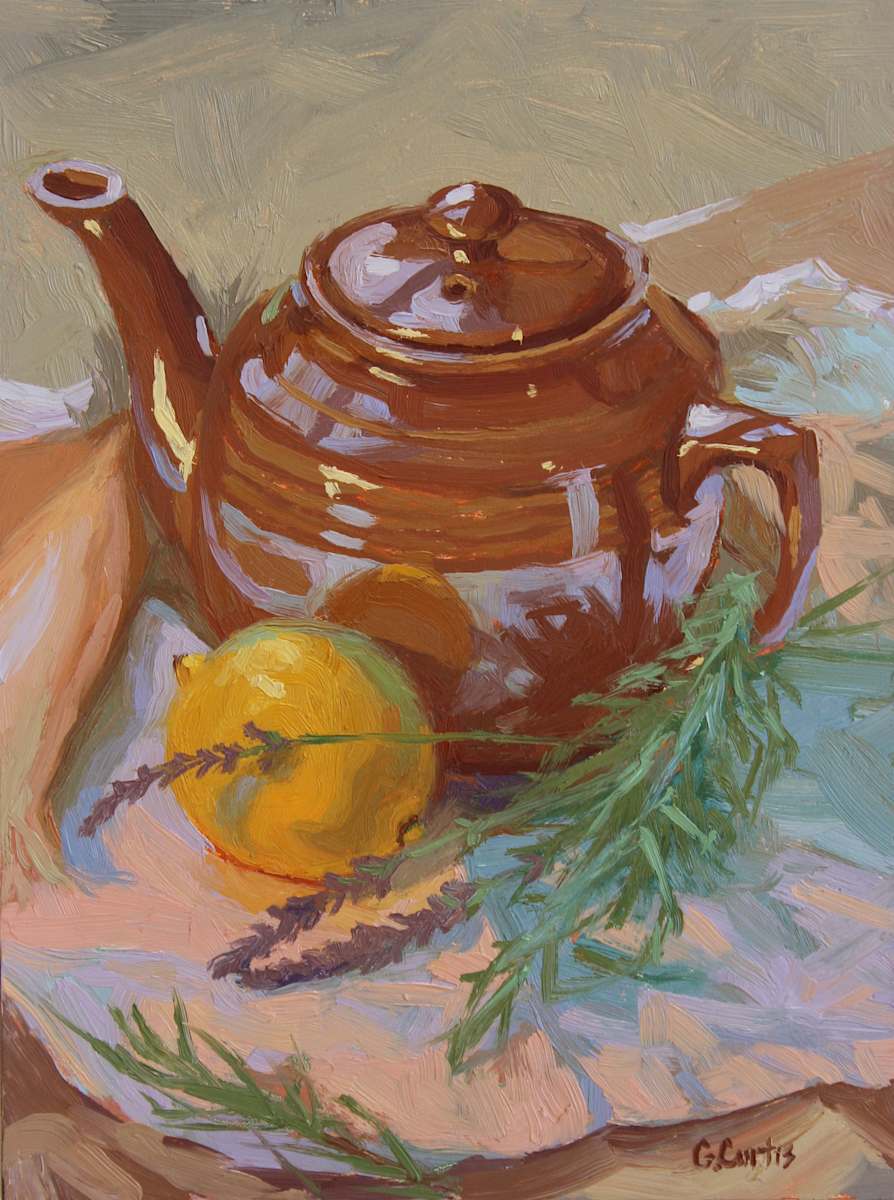 Lemon Tea by Grace Curtis Fine Art, Image 1.