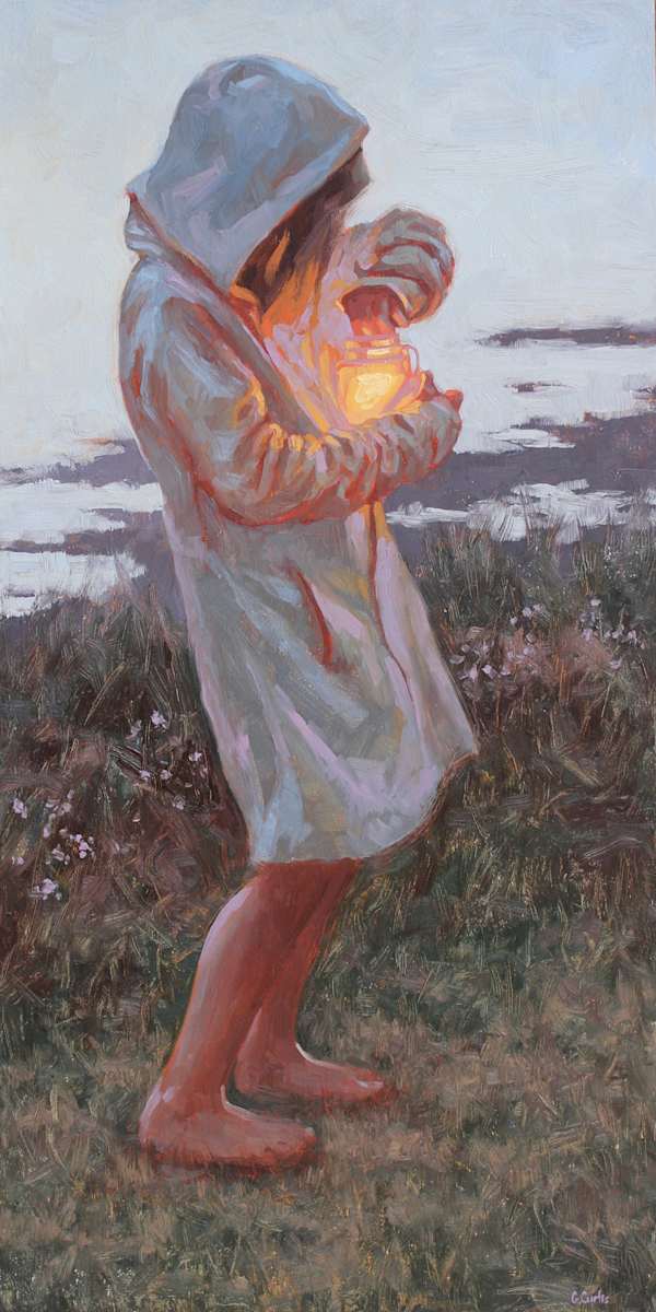 Lighting the Lamp by Grace Curtis Fine Art, Image 1.