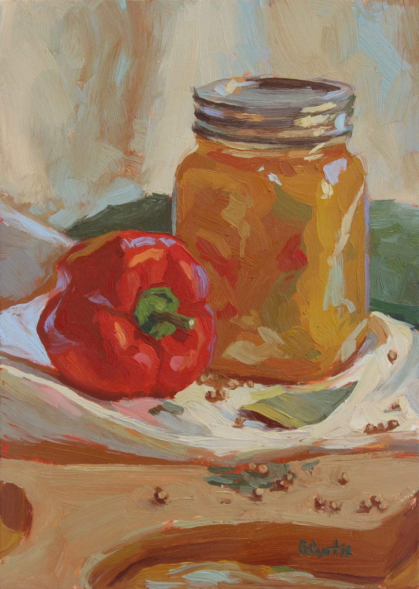 Pickling Season by Grace Curtis Fine Art  Image: The spicy scent of pickles is a hint that pickling season has arrived!