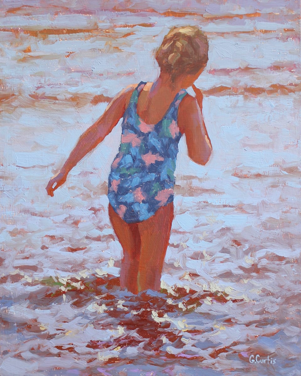 Violet Glimmers by Grace Curtis Fine Art 