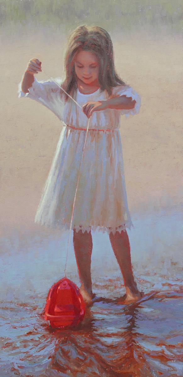 Boat on a String by Grace Curtis Fine Art 