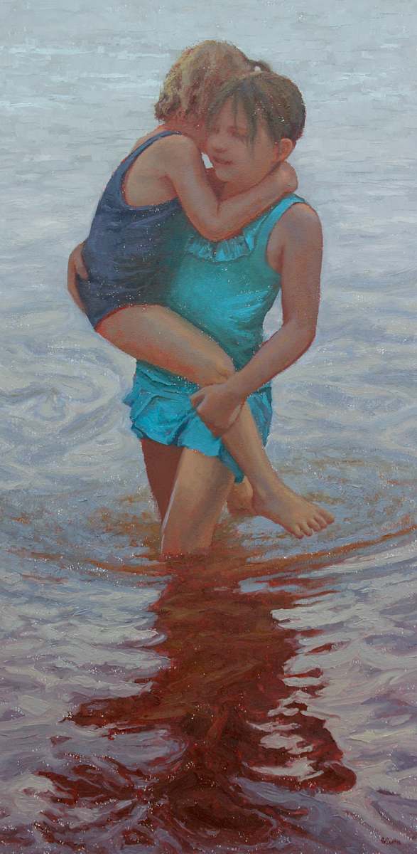 Seaside Figures No. 7 by Grace Curtis Fine Art 