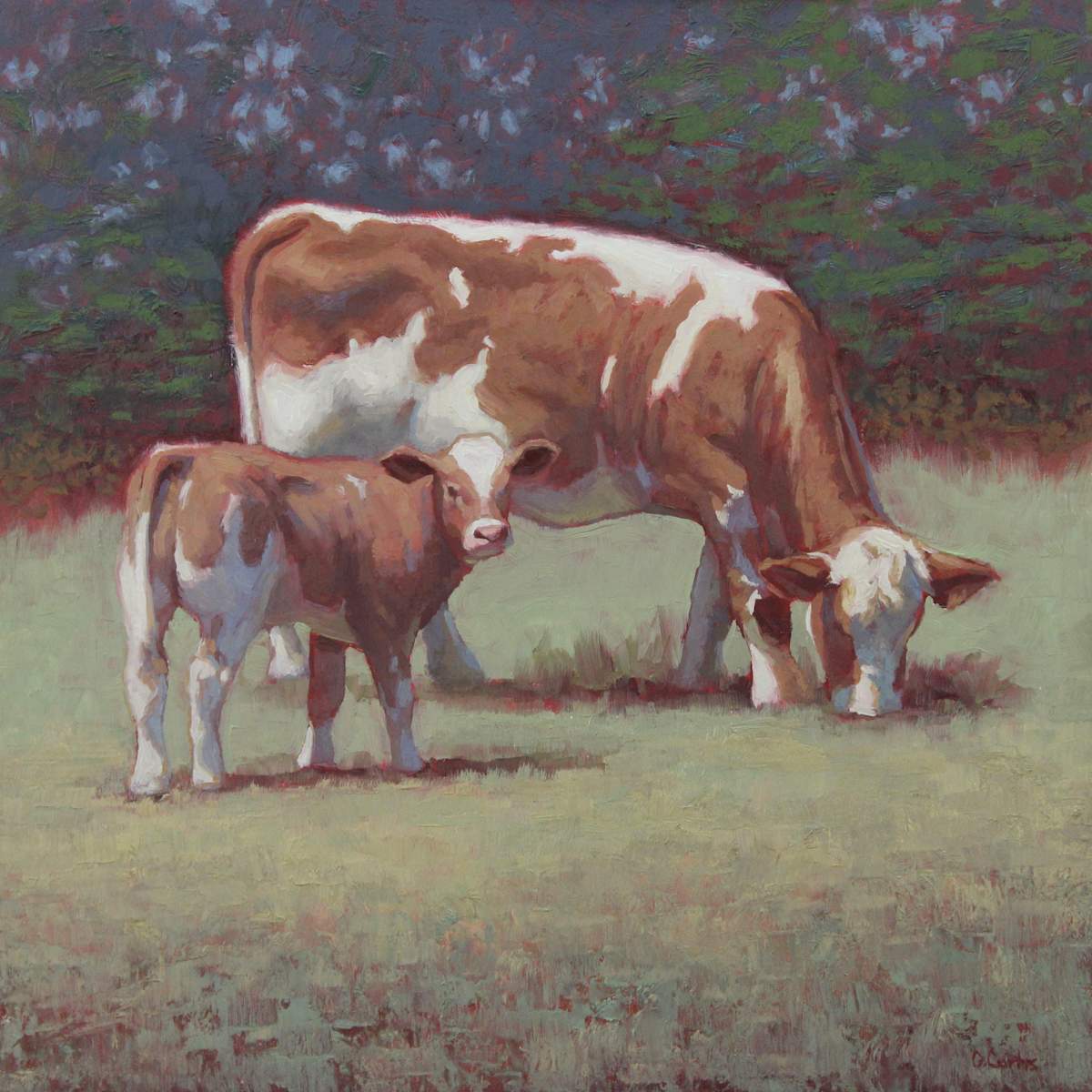 Grazing Nearby by Grace Curtis Fine Art 